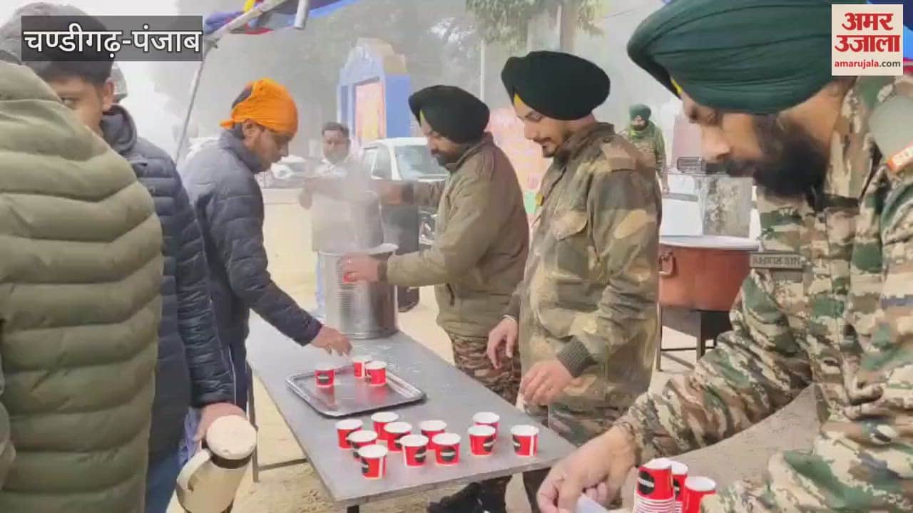 On the occasion of Makar Sankranti in Ferozepur, the 13th Punjab Battalion organized a milk langar