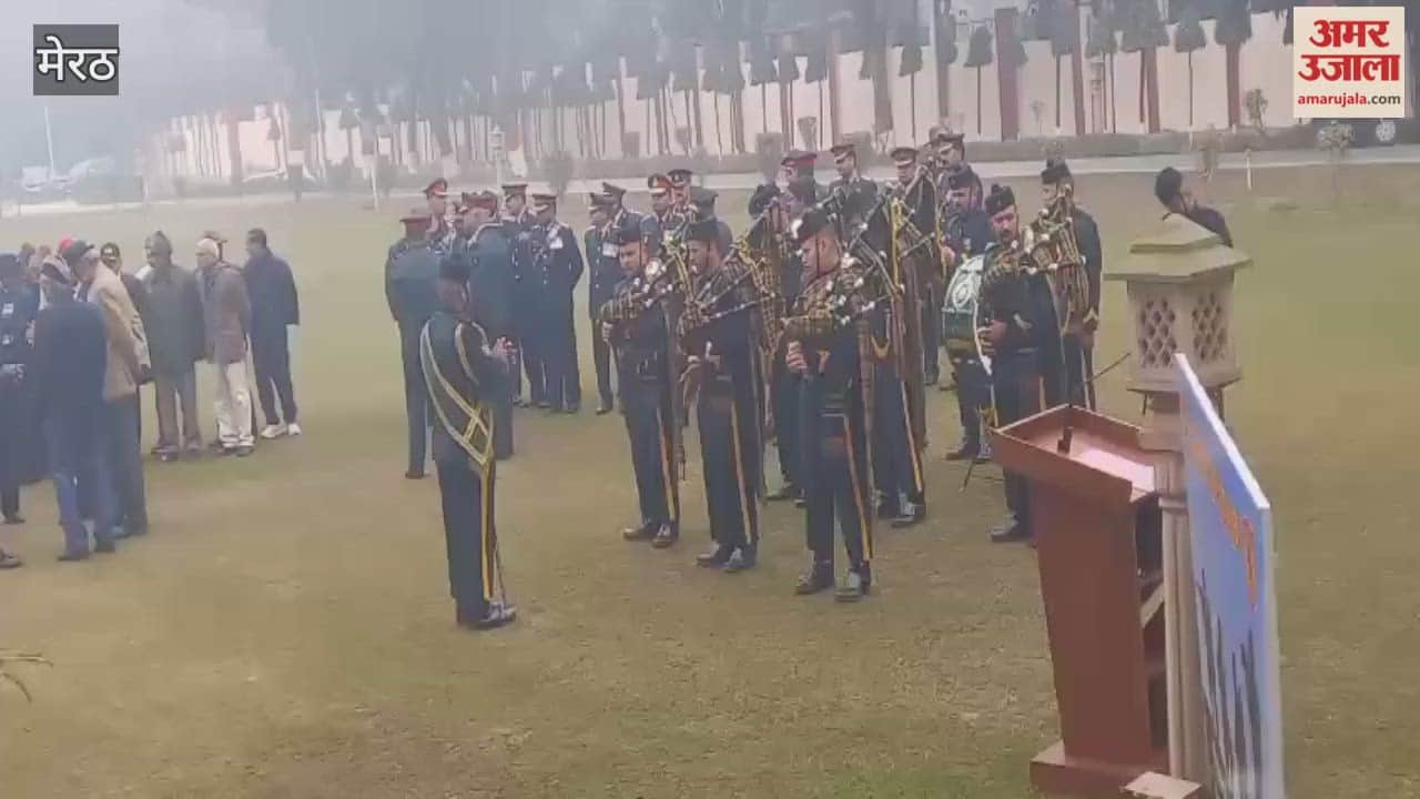 Meerut: Veterans Day Observed at Pine Division War Memorial near Cantt Station