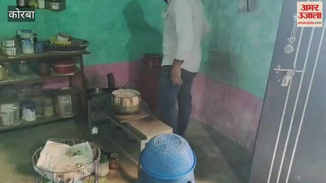 cobra was found sitting with its hood spread in the kitchen woman screamed when she spotted it near the gas cylinde in Korba