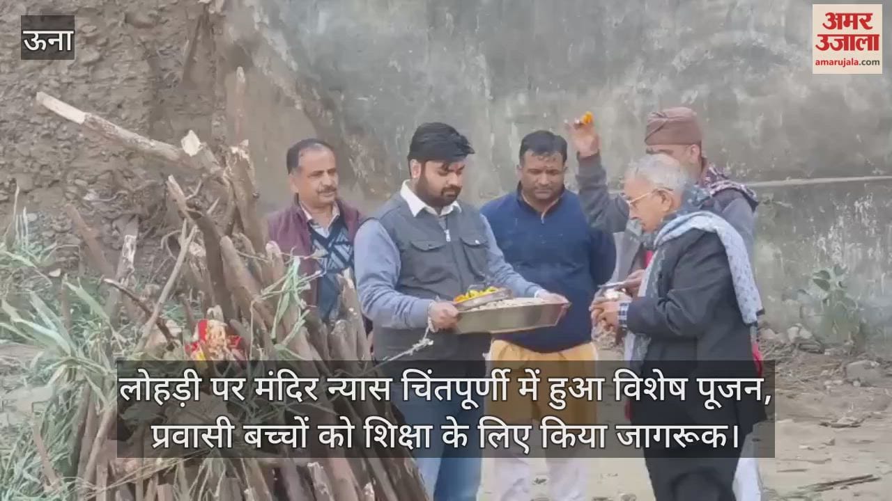 Special puja was performed at the Chintpurni Temple Trust on Lohri
