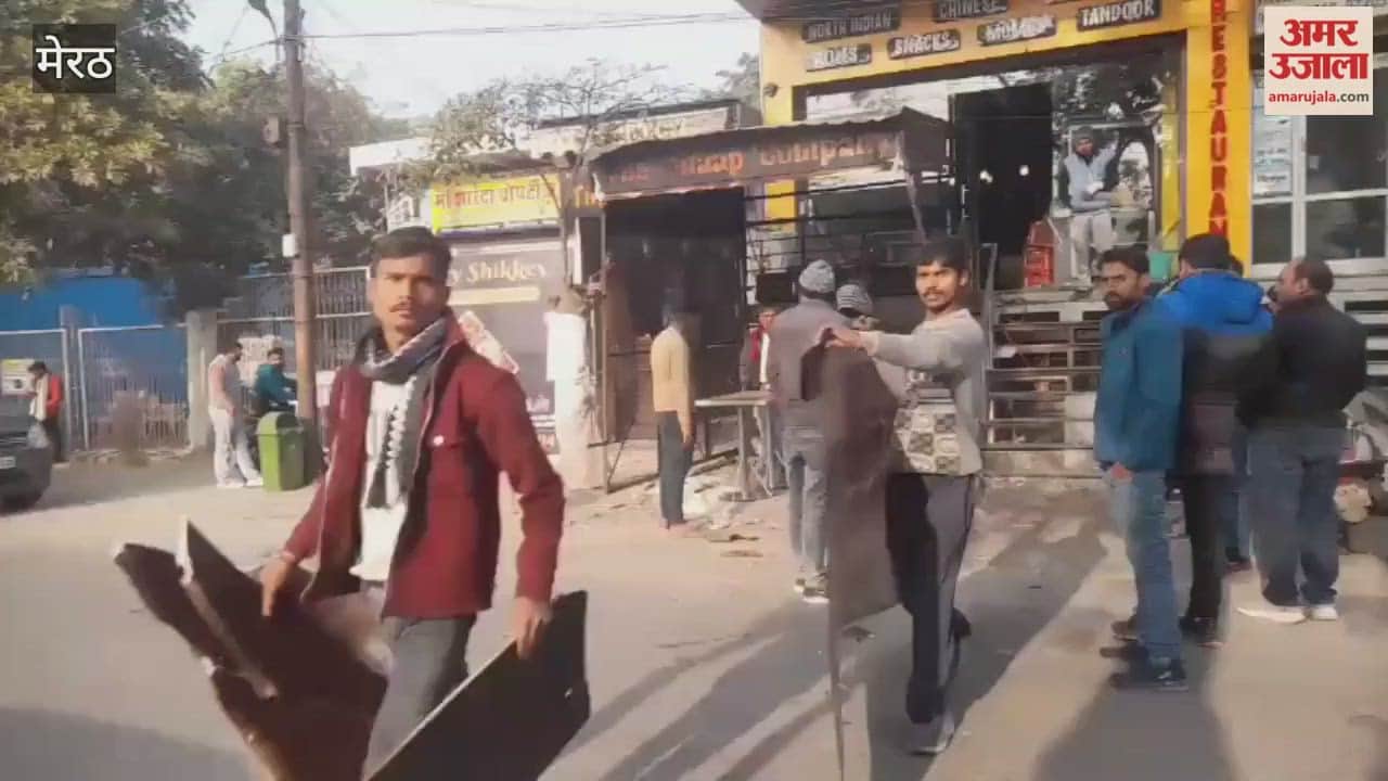 Meerut: Anti-Encroachment Drive Conducted by Municipal Corporation in Dhyanchand Nagar