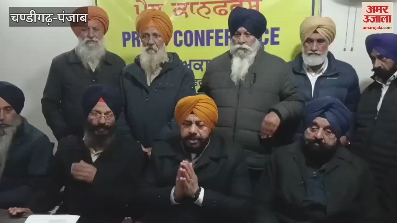 Press conference by Shiromani Akali Dal leaders in Phagwara
