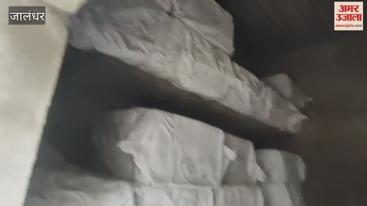 Police raided two warehouses in New Rajan Nagar, Jalandhar, on suspicion of a large stockpile of banned kite string being stored there.