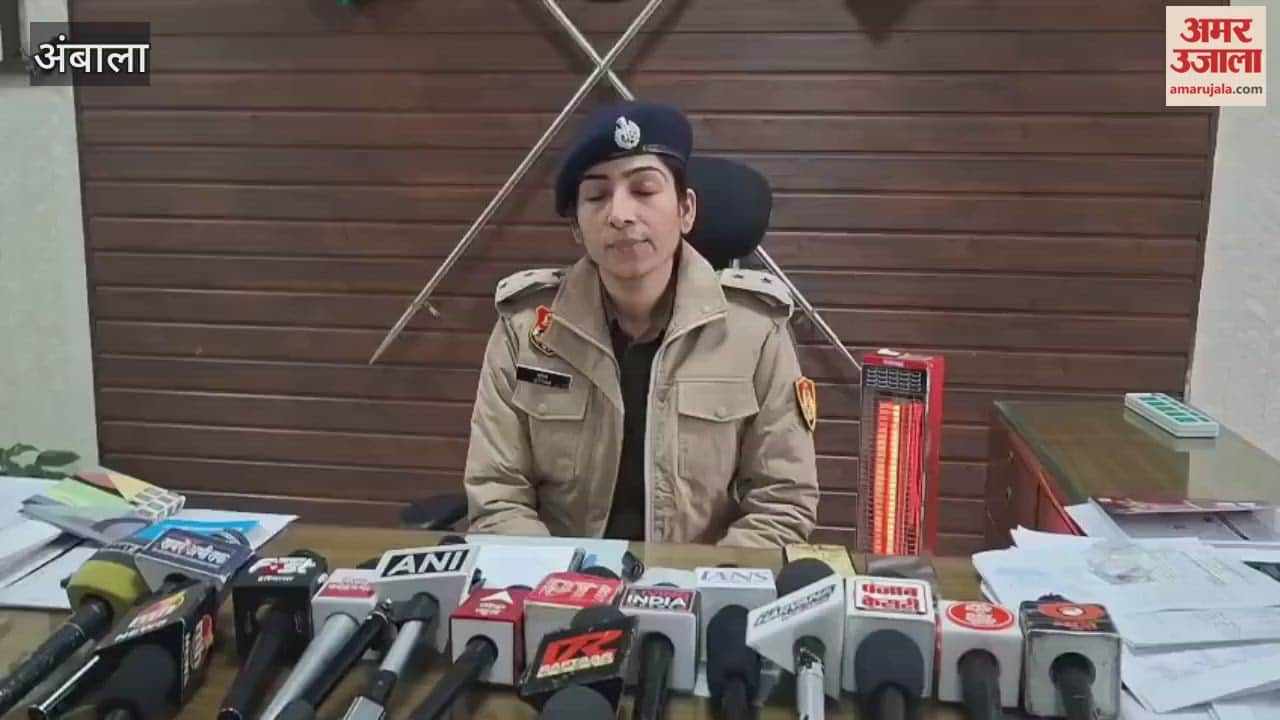 A car parked at the police station was set on fire