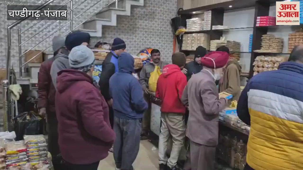 Shopping for peanuts and sesame brittle on Lohri