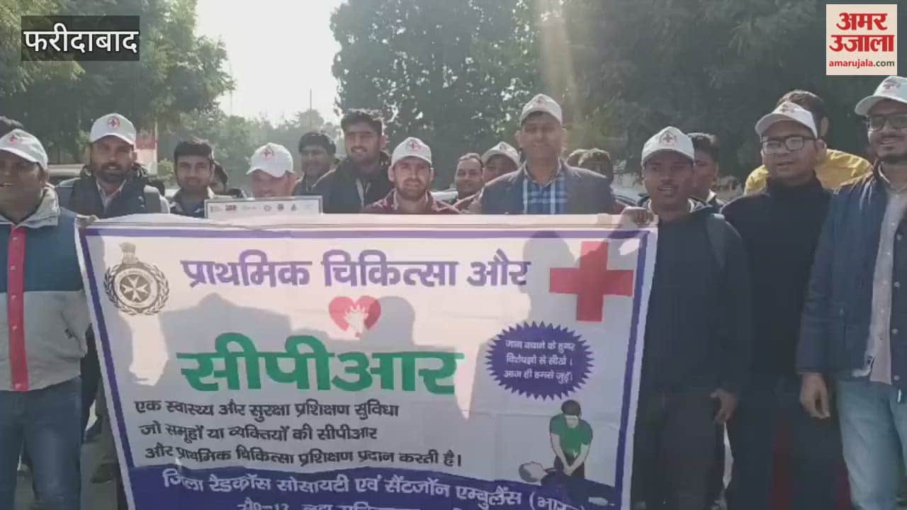 Road safety and drug de-addiction awareness campaign in Faridabad
