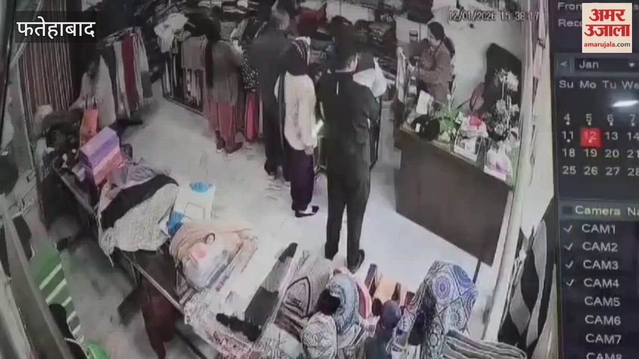 woman and two children stole thousands of rupees worth of goods from a shop in Tohana of Fatehabad