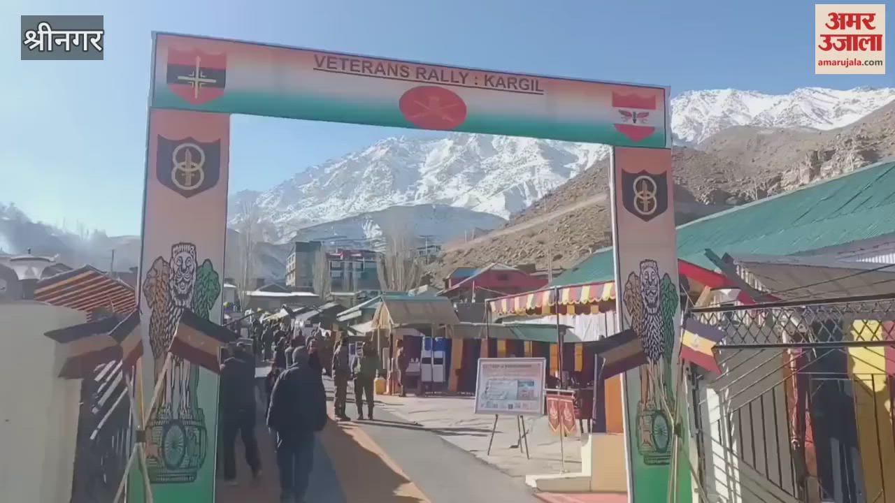Ex-Servicemen Rally Organised at Kargil to Commemorate Defence Forces Veterans Day