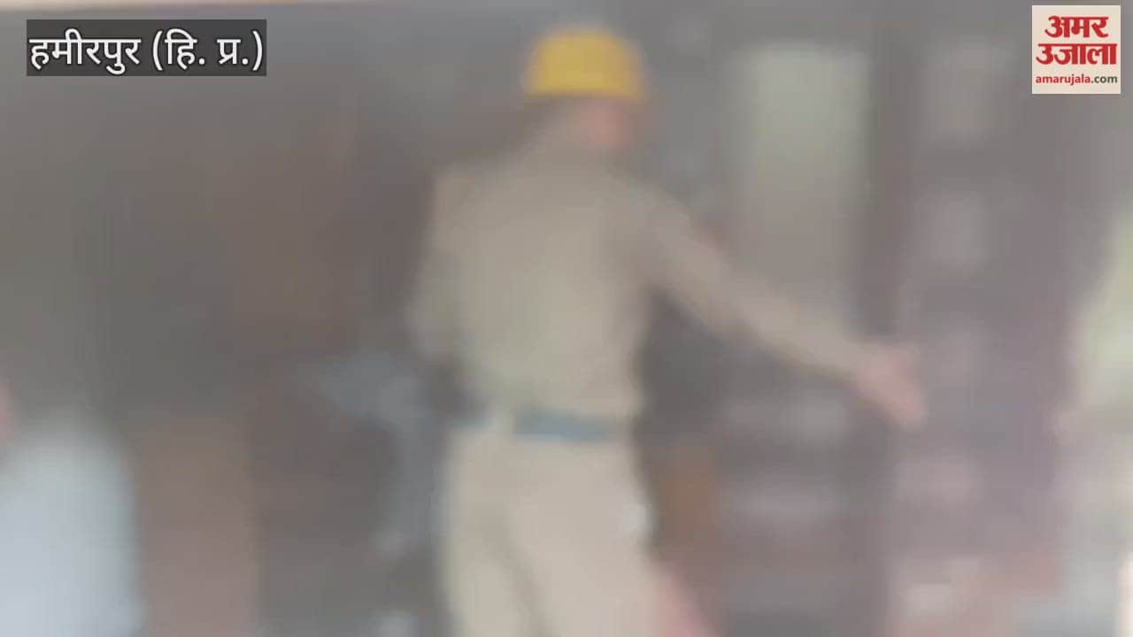Hamirpur Fire breaks out in concrete house in Jauh village