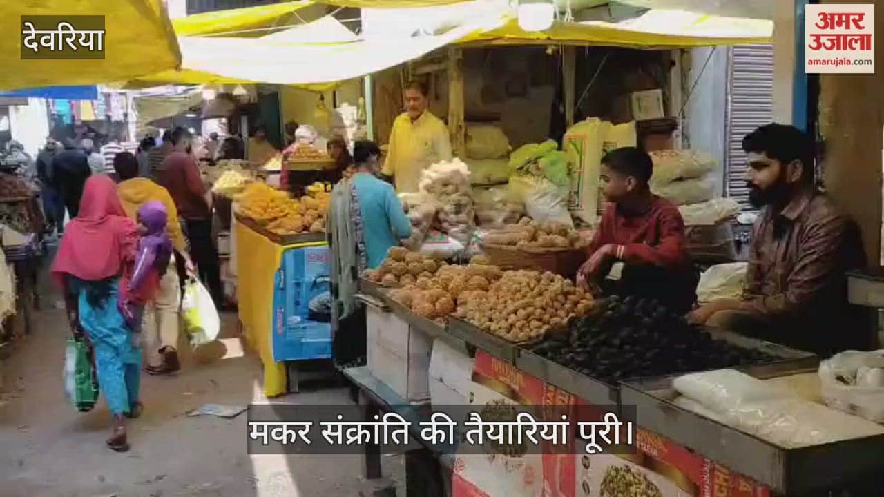 Makar Sankranti: Crowds of buyers gathered at the Dahi Mandi