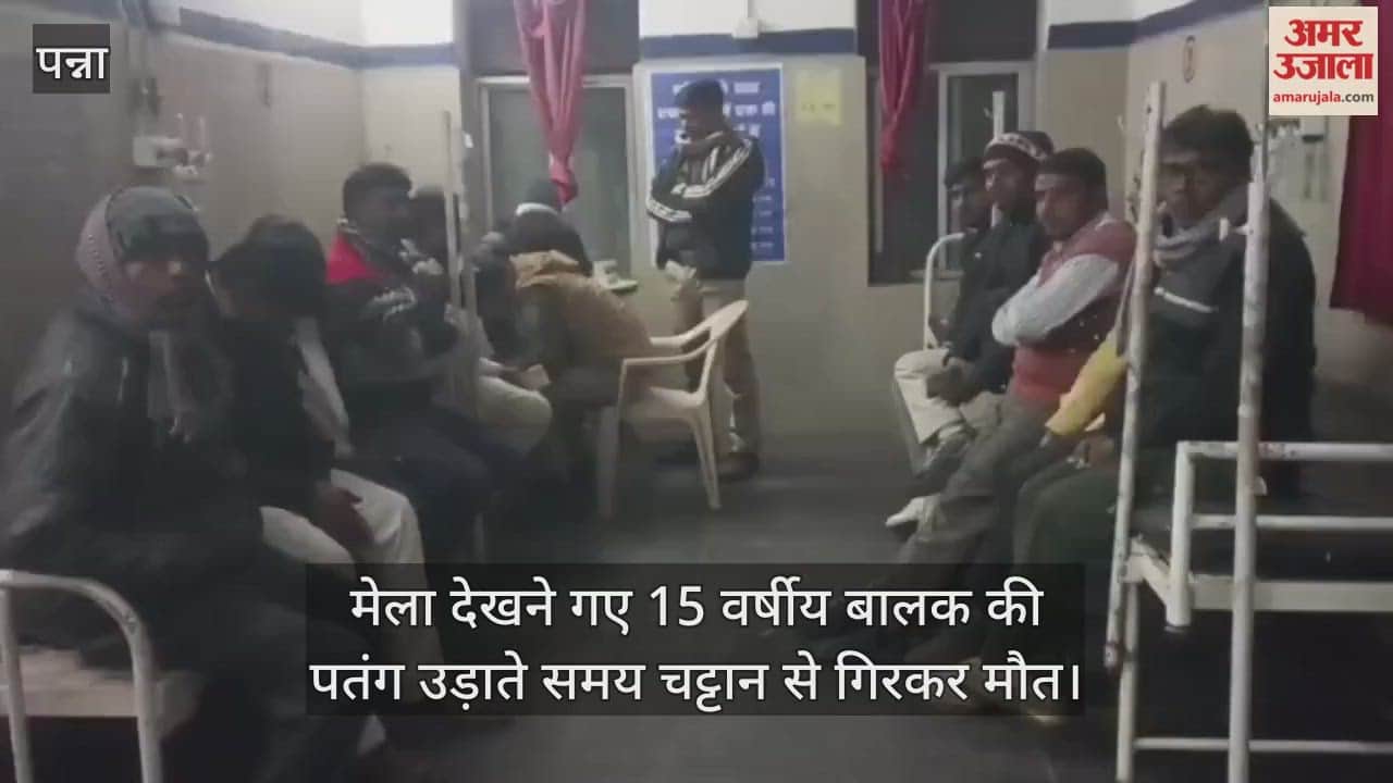 Panna News: A 15-year-old boy died after falling from a cliff while flying a kite.