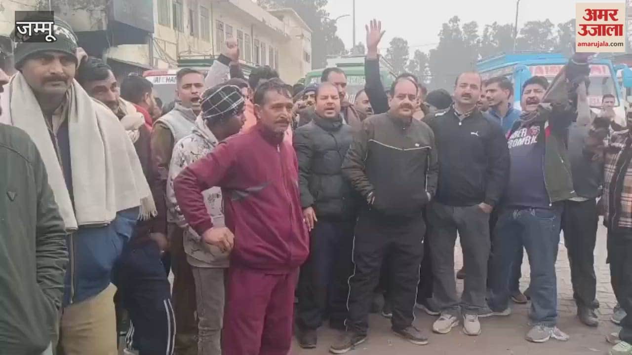 Transport union strike in Reasi, vehicular movement paralyzed in the district.