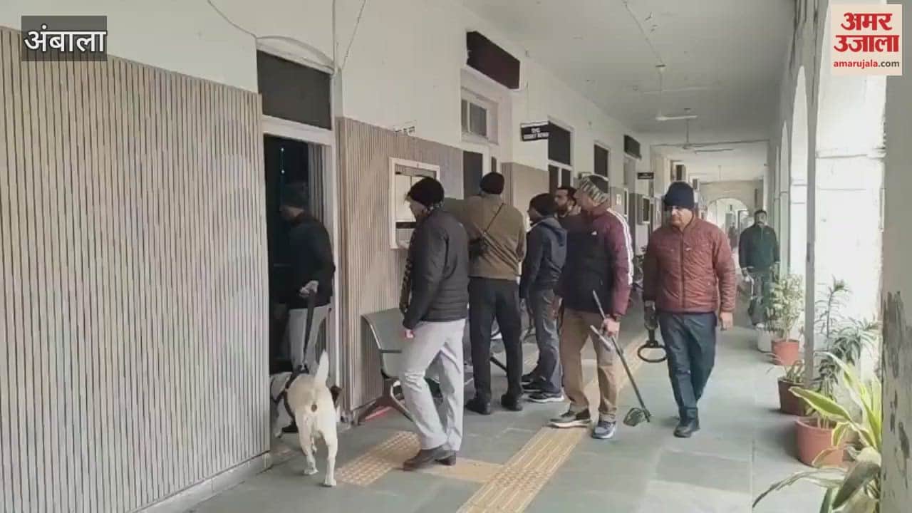 Following information about an RDX-based IED in Ambala, the bomb squad team searched the Deputy Commissioner's office.