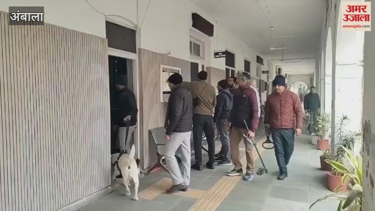 Following information about an RDX-based IED in Ambala, the bomb squad team searched the Deputy Commissioner's office.