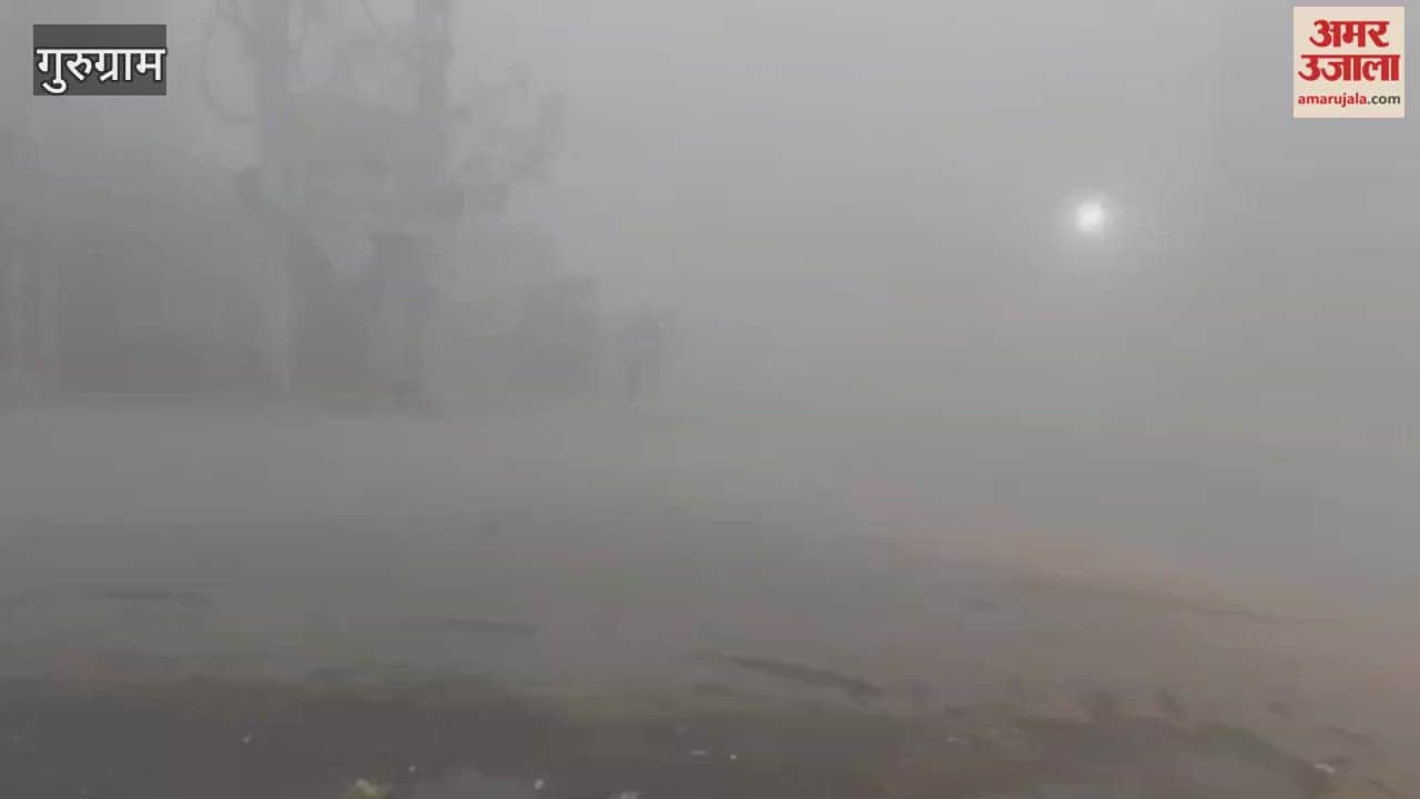 Gurugram is experiencing effects of dense fog morning