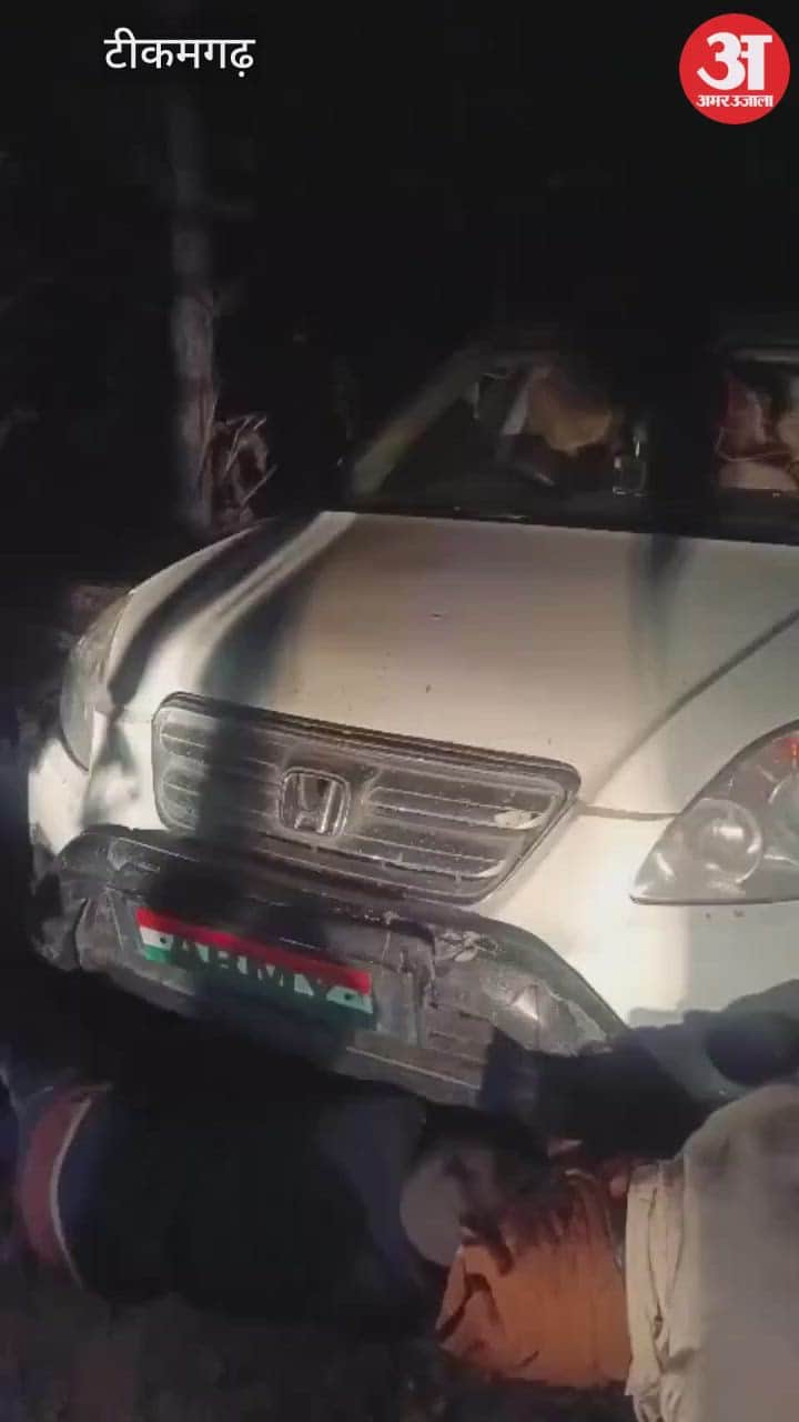 The forest department seized a car for illegally smuggling teak wood.