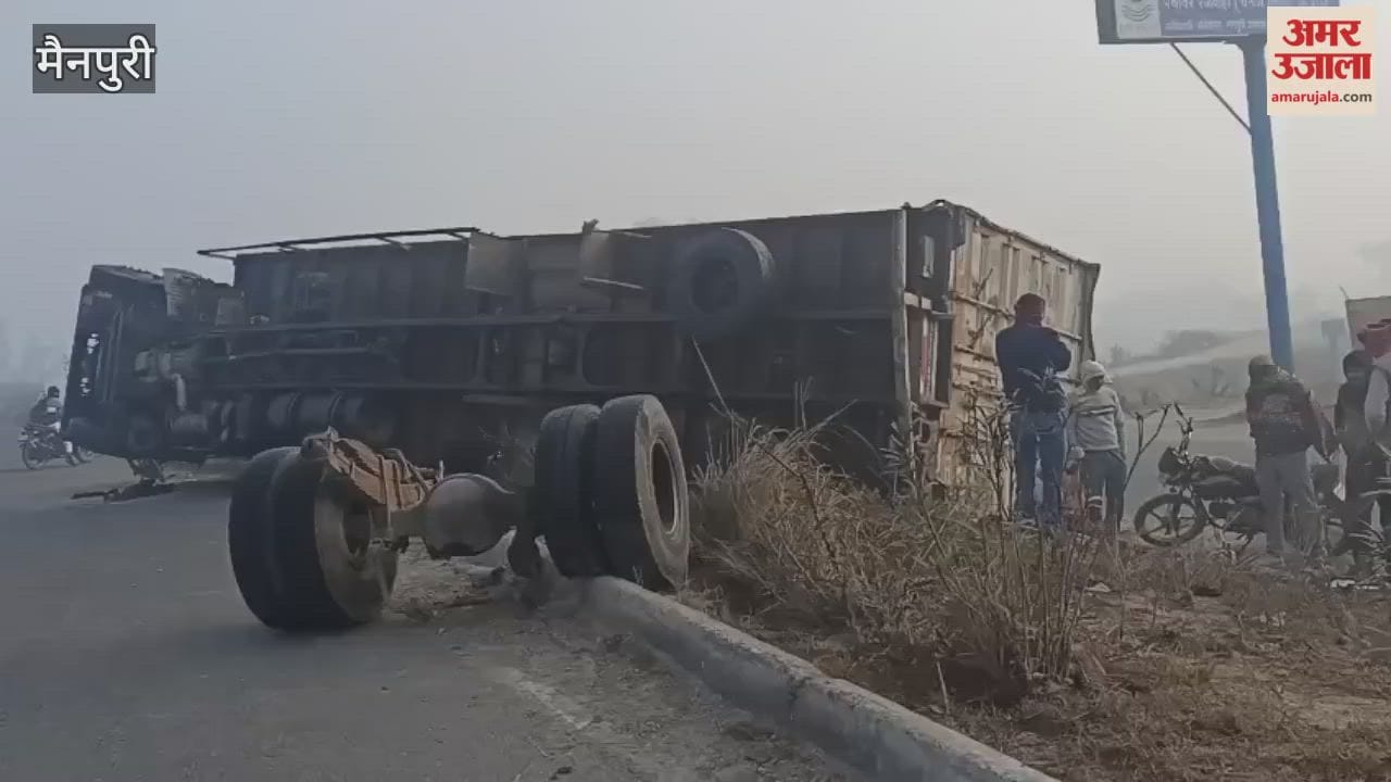 Trailer Rams into Truck Driver Rescued After 30 Minutes
