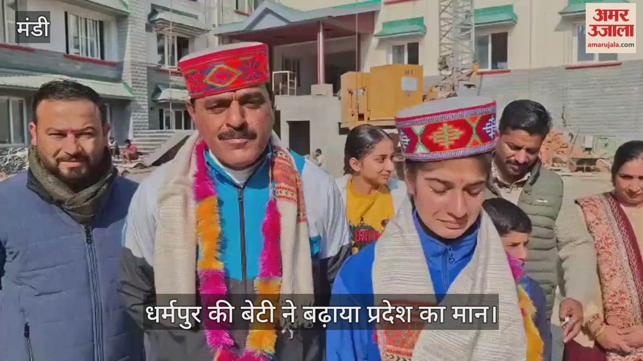 Dharampur's daughter brings glory to the state, Vashinka Thakur receives a grand welcome