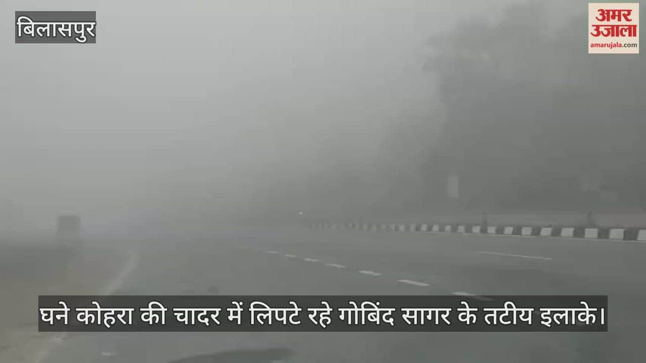 Dense fog blanketed the Gobind Sagar coast, causing inconvenience to motorists.