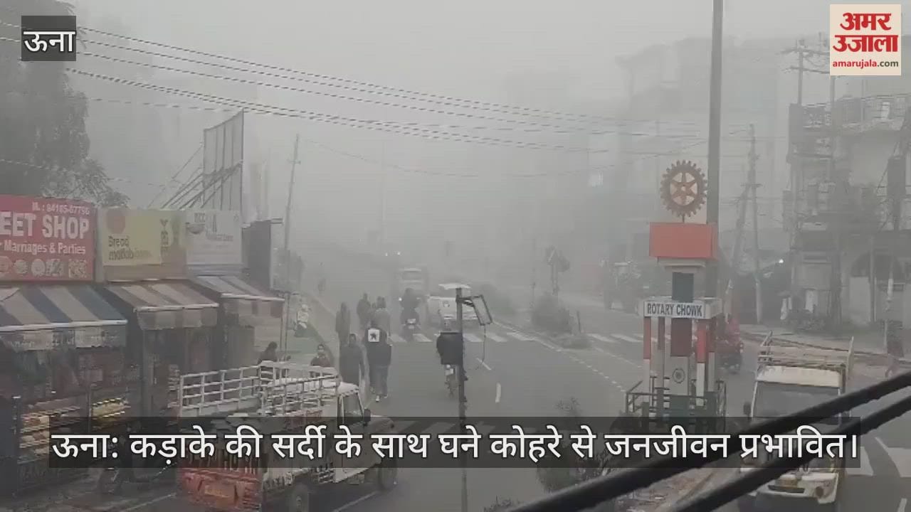Una: Severe cold and dense fog affect normal life