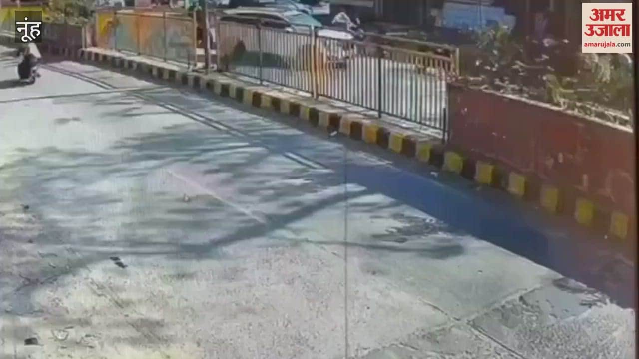 Scorpio occupants break through cordon and escape in Tauru cctv video nuh news