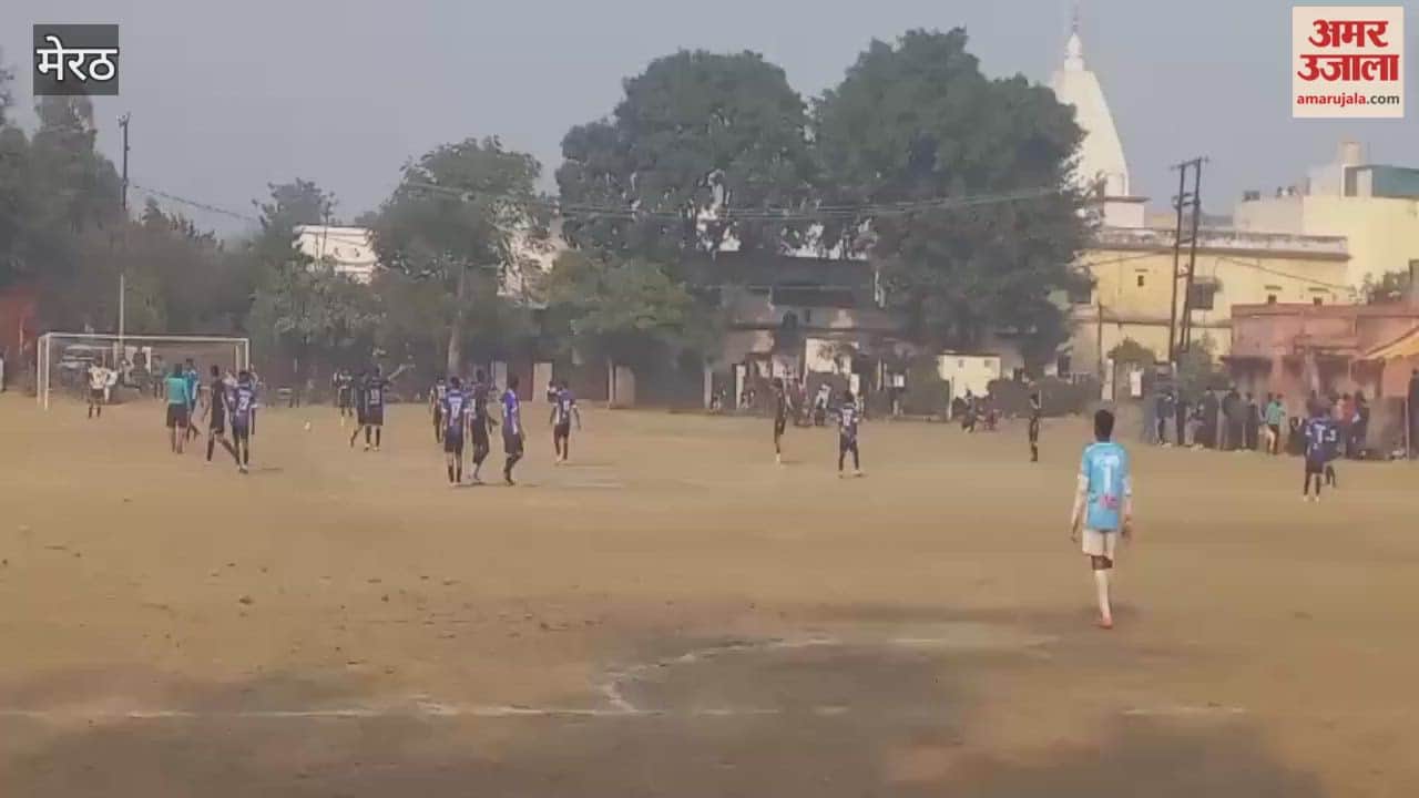 Players in Action During Durga Singh Trophy Tournament at Topkhana Ground