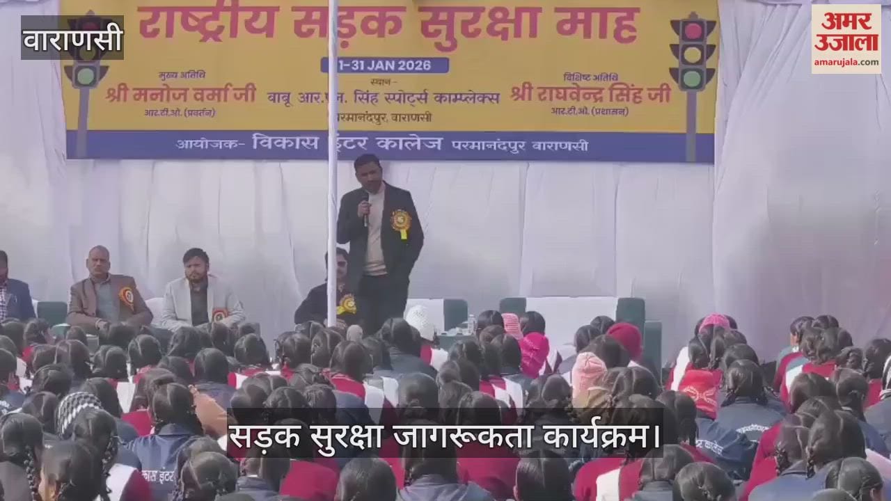 Transport department officials raised awareness during the road safety awareness program
