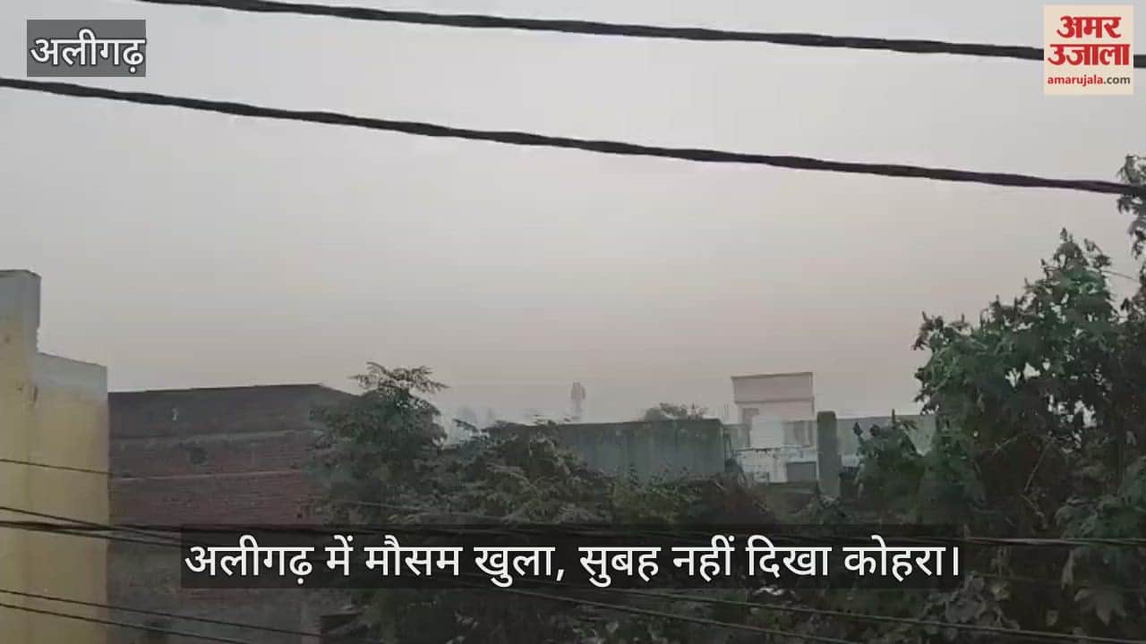 अलीगढ़ में मौसम खुला, सुबह नहीं दिखा कोहरा