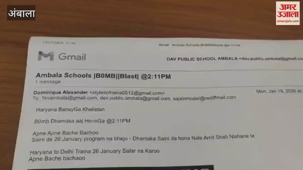 Four schools in Ambala received bomb threats