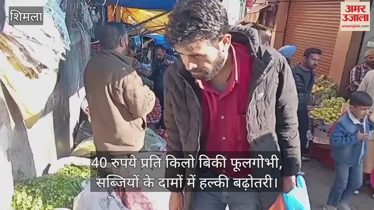 Cauliflower sold for 40 rupees per kilogram, and there was a slight increase in vegetable prices.