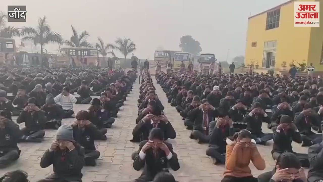 Yoga was conducted for the students