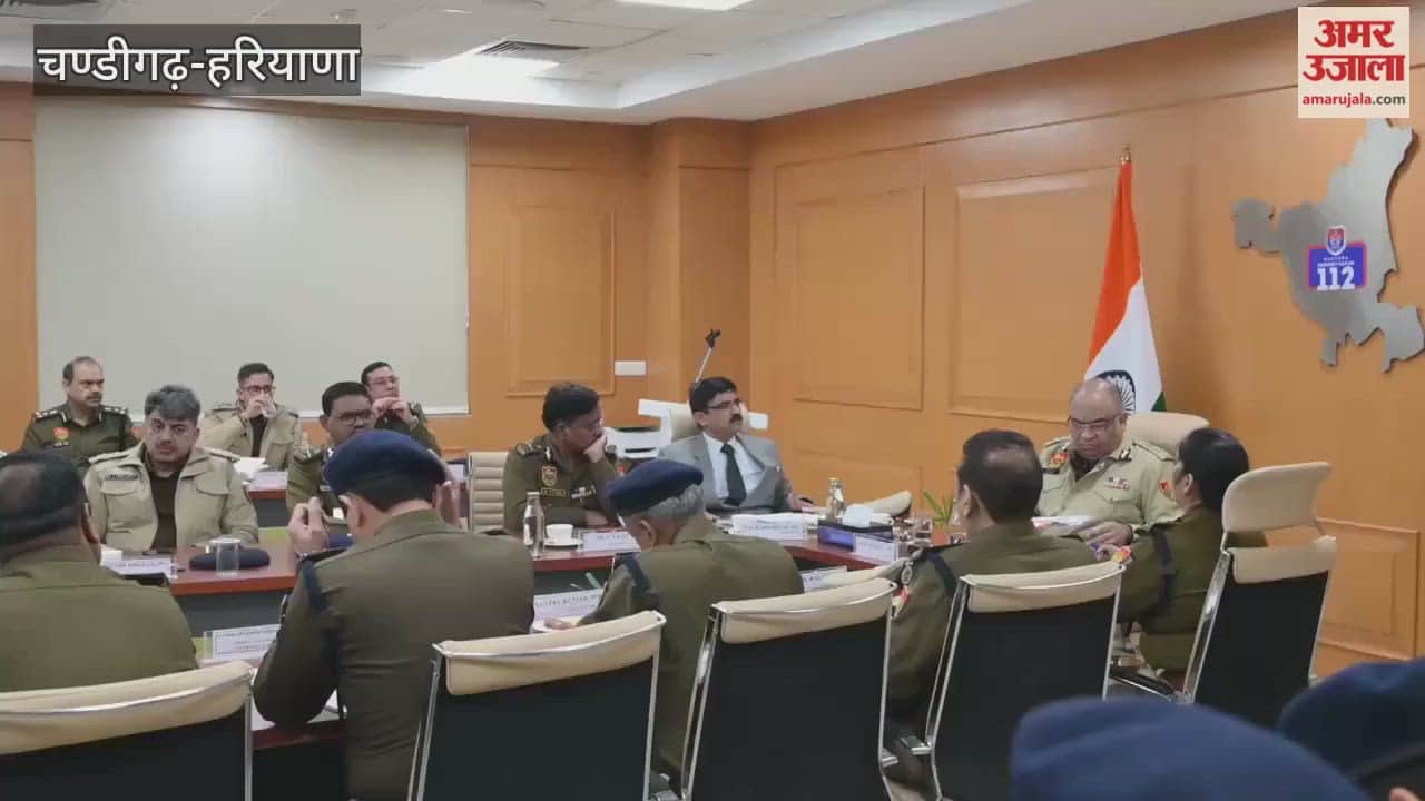 DGP Ajay Singhal holds high-level review meeting on crime control and strengthening law and orde