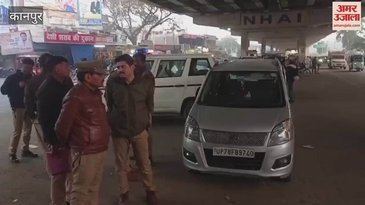 Kanpur: E-rickshaw drivers were chased away from Mandhana intersection by Bithoor police