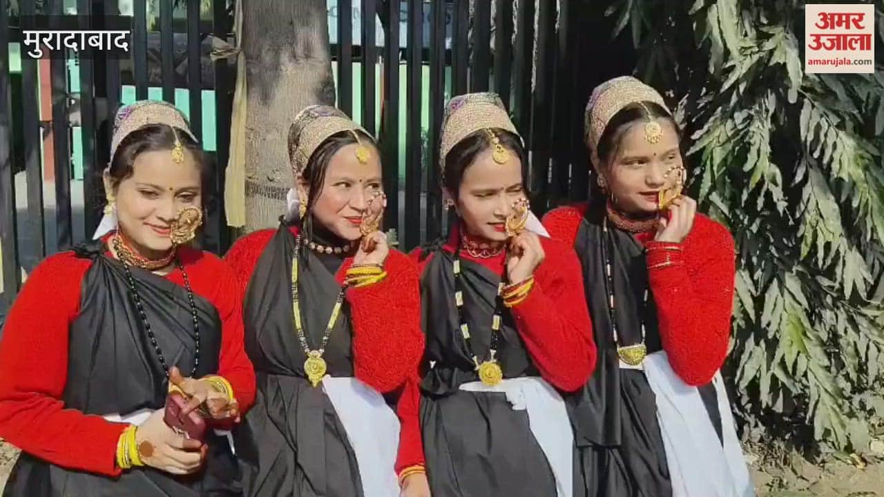 performances of folk songs and dances captivated the audience, as a huge crowd gathered at the Uttarayani festival