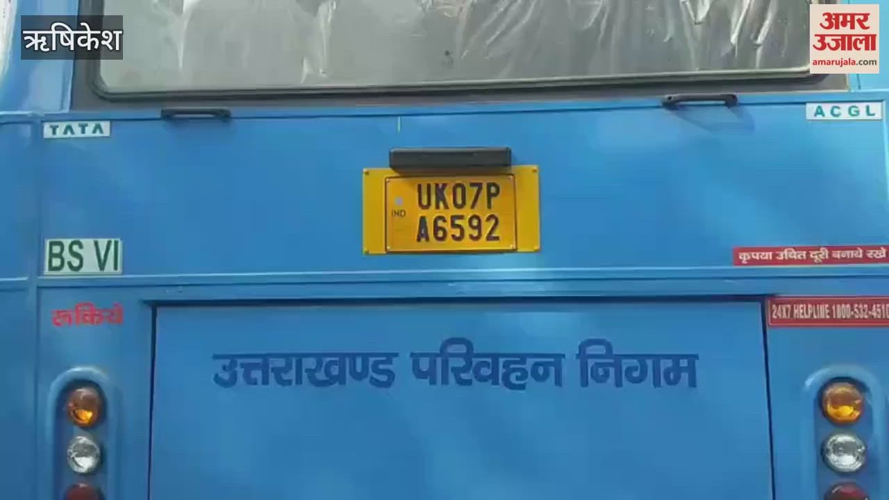 Rishikesh: Locks fail on new Uttarakhand Roadways buses, doors tied with ropes.