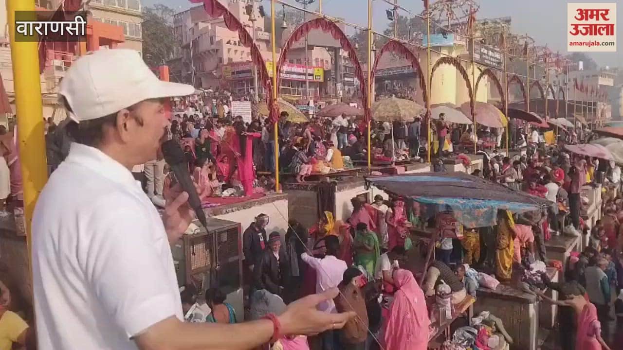 He took five dips in Ganges and chanted Har Har Mahadev