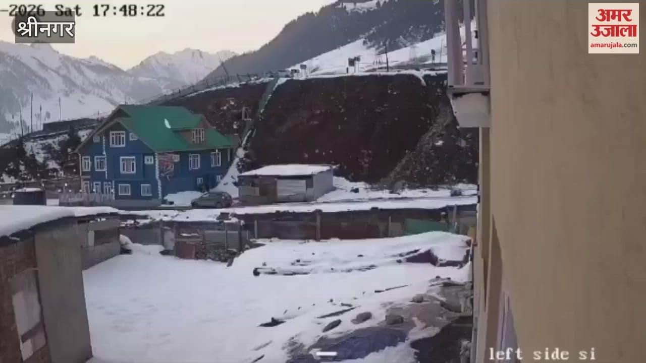 A road accident occurred in Sonamarg, where a car went out of control and plunged into a deep gorge.