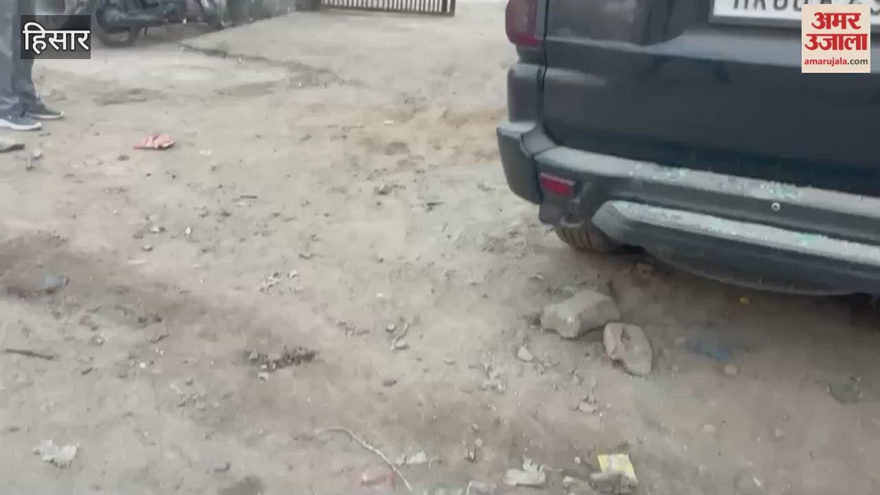 Thugs unleashed violence in Hisar, vandalizing a Bolero; they surrounded a Scorpio and attacked the occupants with axes.