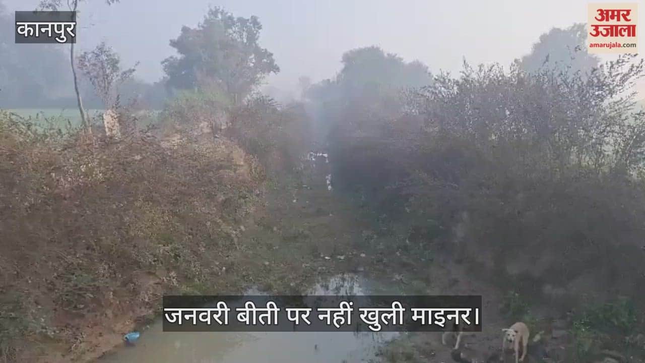 कानपुर: पासीखेड़ा माइनर की सफाई न होने से अंतिम छोर तक नहीं पहुंचा पानी; किसानों की मेहनत पर फिर सकता है पानी