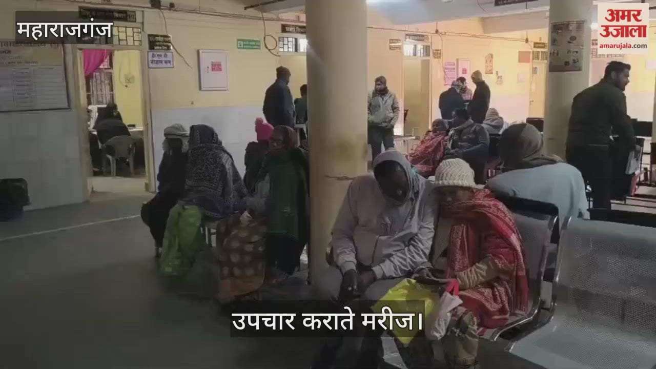 Patients arriving for treatment at the district hospital