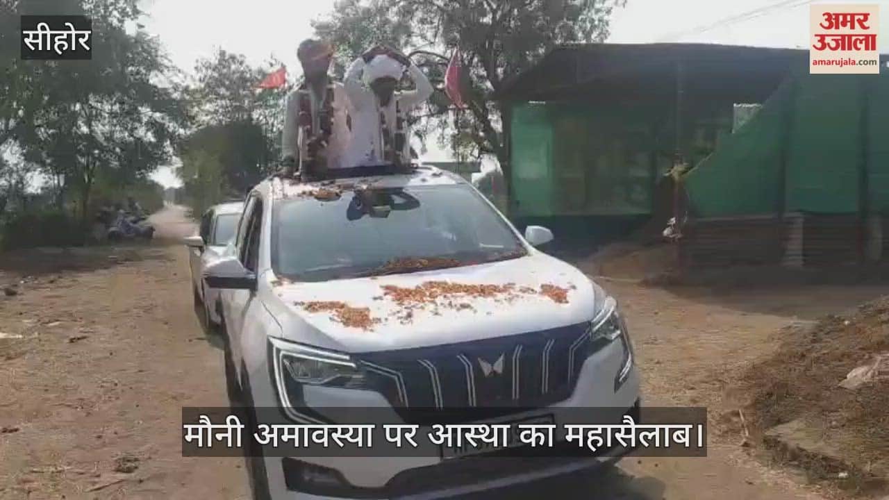 Sehore News: Sea of Devotees on Mauni Amavasya, Crowds from Narmada Ghats to Salkanpur Dham, Traffic Jammed