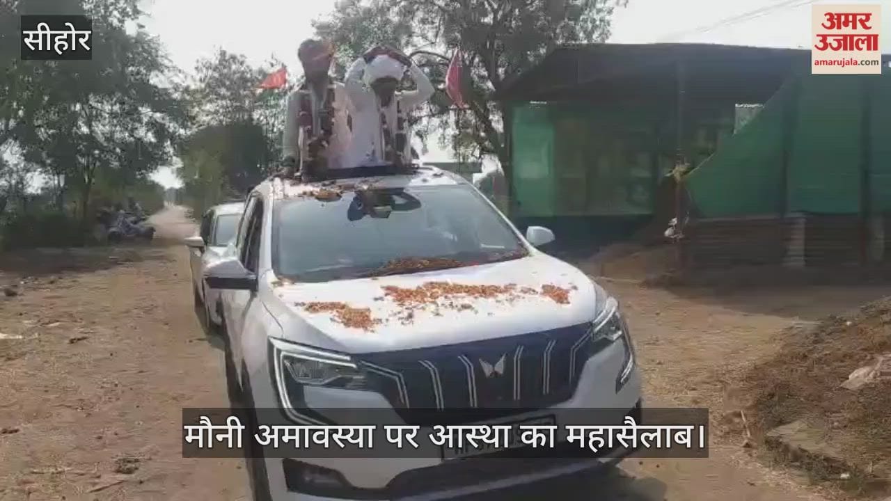 Sehore News: Sea of Devotees on Mauni Amavasya, Crowds from Narmada Ghats to Salkanpur Dham, Traffic Jammed