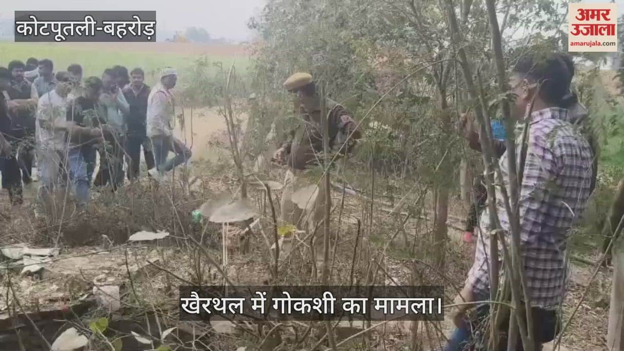 Kotputli Behror Animal remains found in well in Mator village sparking panic amid suspicions of cow slaughter