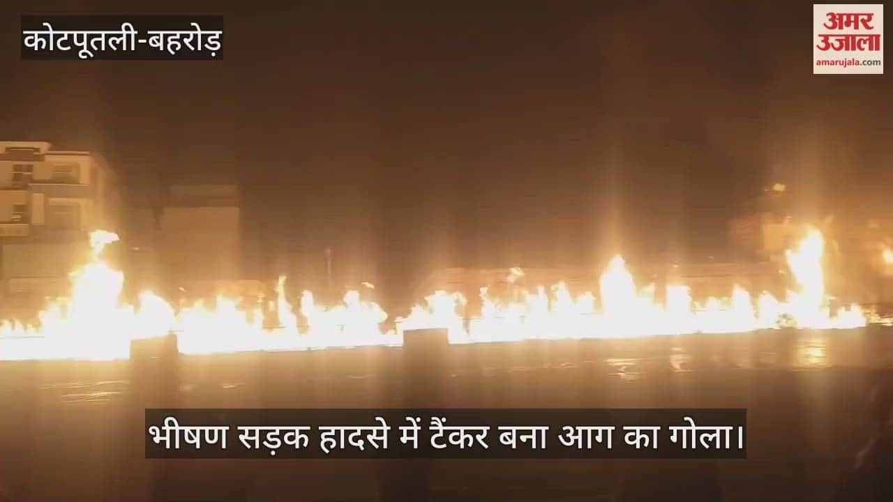 Chemical tanker accident on NH-48: Highway closed due to massive fire, traffic jam for several kilometers