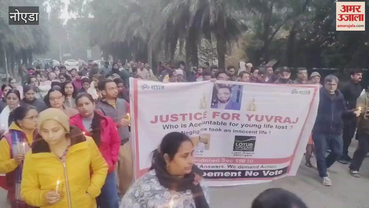 Noida software engineer death case People hold candlelight march demanding justice