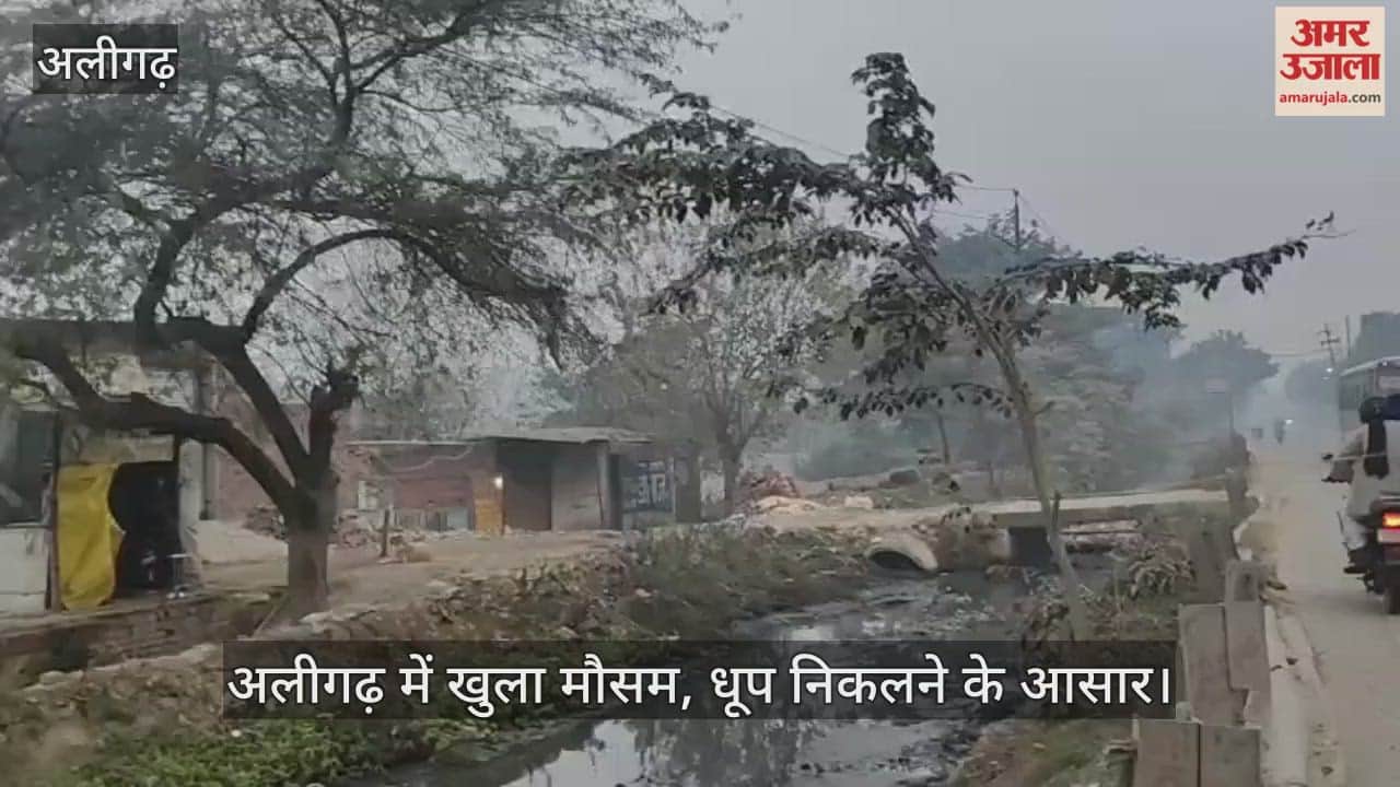 अलीगढ़ में खुला मौसम, धूप निकलने के आसार