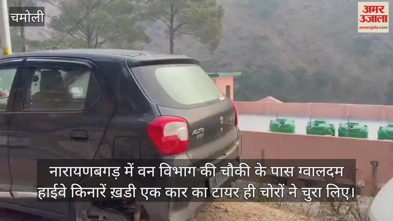 Vehicle tires stolen in Narayanbagar Chamoli News
