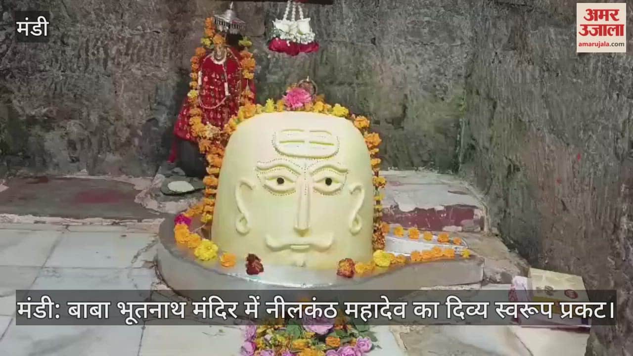 Mandi: The divine form of Neelkanth Mahadev manifested at Baba Bhutnath Temple.