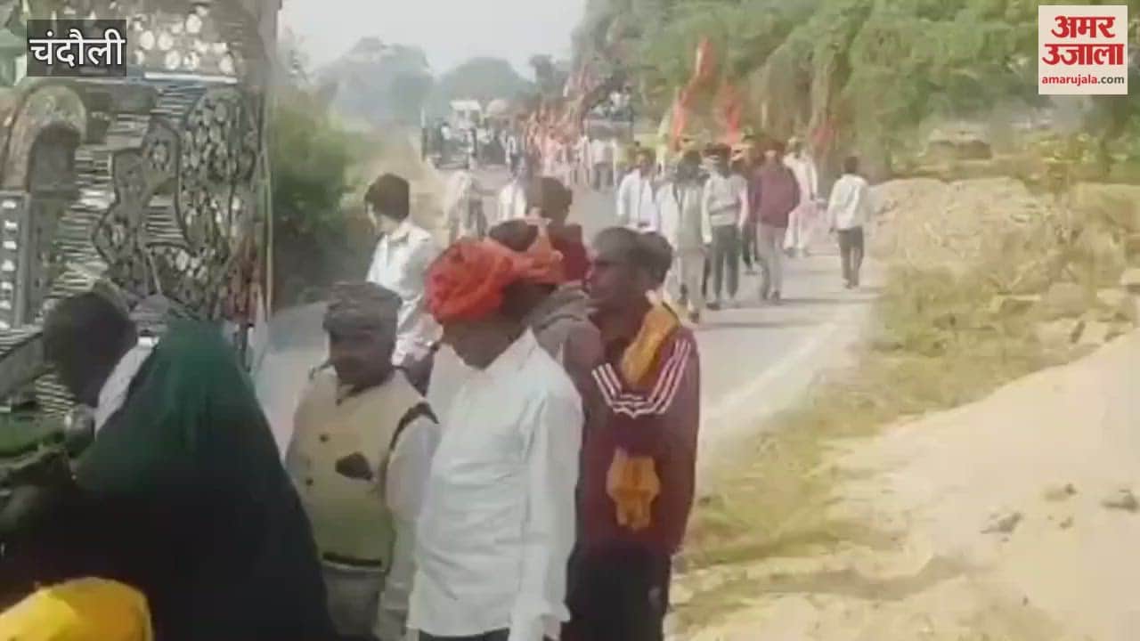 Idols of Goddess Kali installed in Virasarai and Bayanpur grand procession with sacred urns taken out
