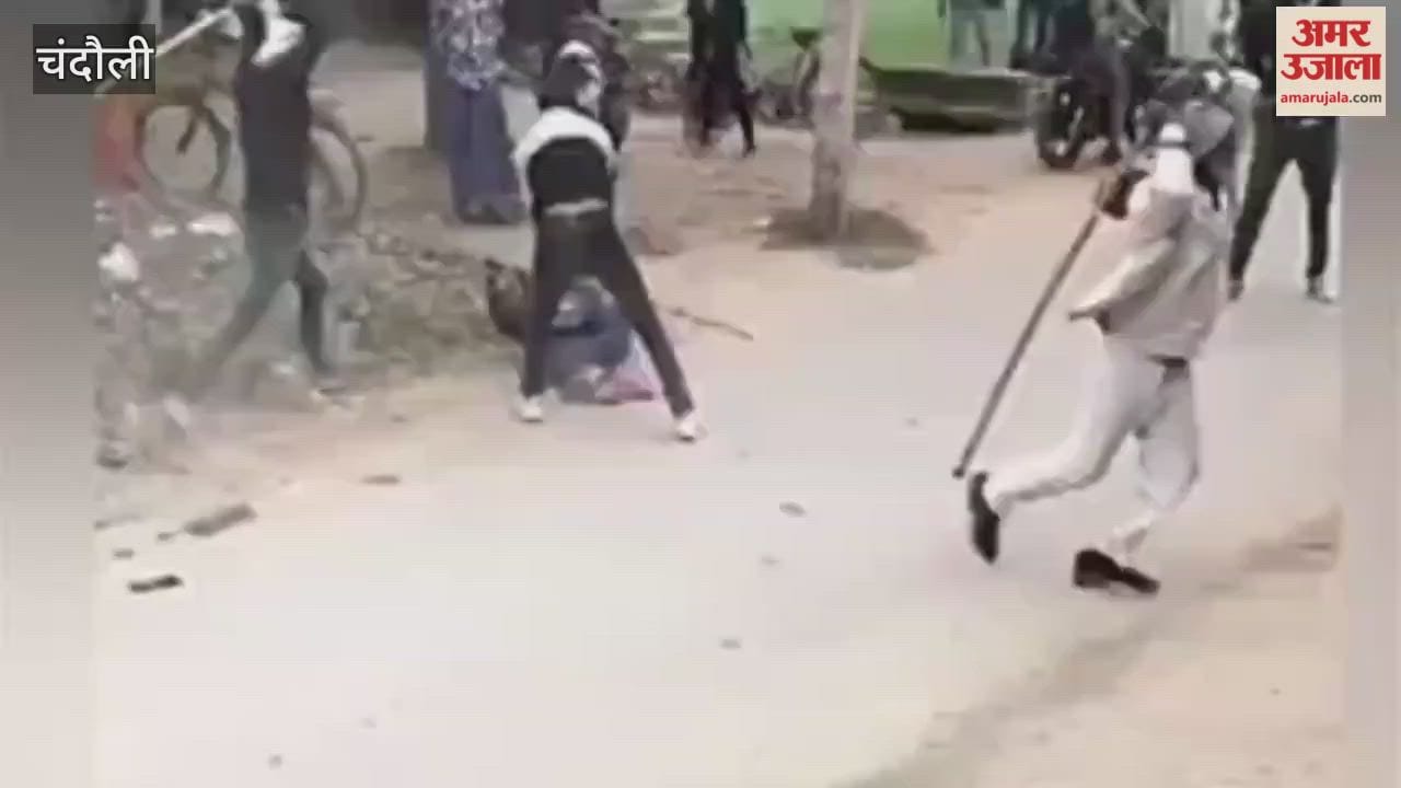 young man returning home on motorcycle with wife surrounded and beaten by group of thugs
